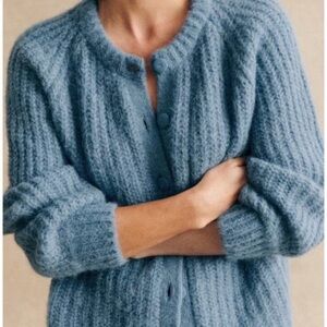 Sézane Emile Cardigan in Summer Blue